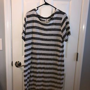 Black and white summer dress